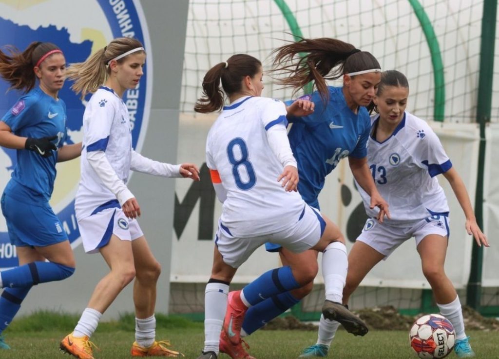 Bh. nogometašice remizirale s Grčkom