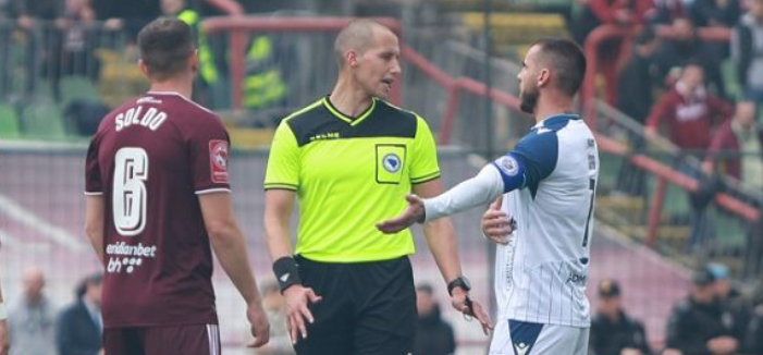 Određena sudijska postava za zaostalu utakmicu između Borca i Zrinjskog