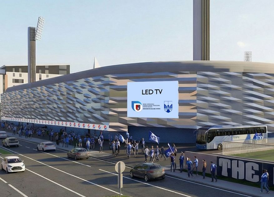 Željezničar dobio saglasnost za radove na rekonstrukciji fasade stadiona Grbavica