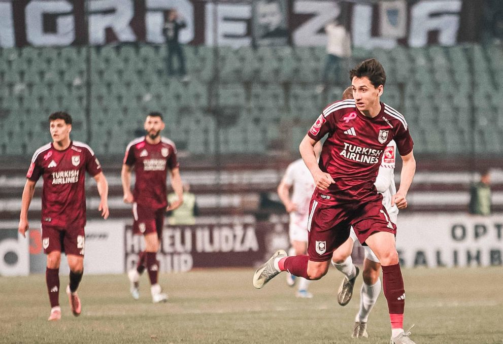 WWin liga BiH (28. kolo): Sarajevo – Zrinjski 2:1