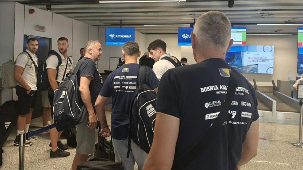 Košarkaška reprezentacija BiH otputovala u Beograd